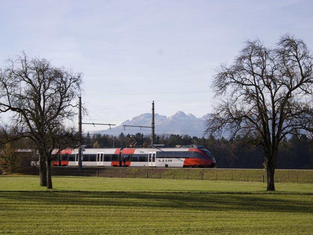 Zugfahrt in Vorarlberg